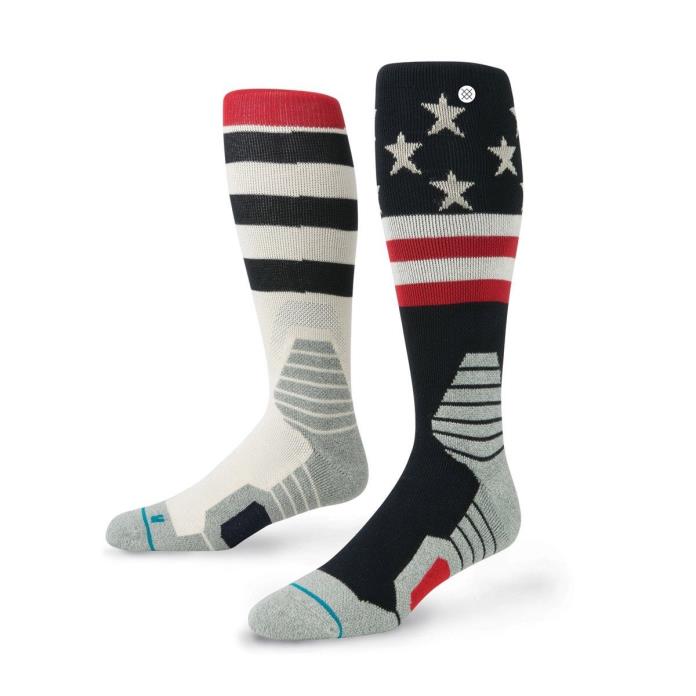 New Stance Clawhammer Kids Merino Wool Blend Snowboard Socks Youth Large Navy