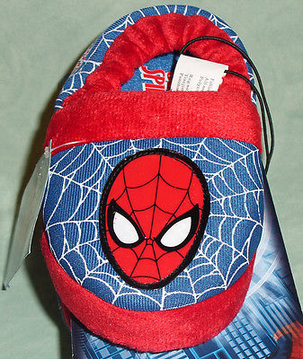 Marvel Ultimate Spider-Man Slippers Toddler Boys 5/6 New NWT