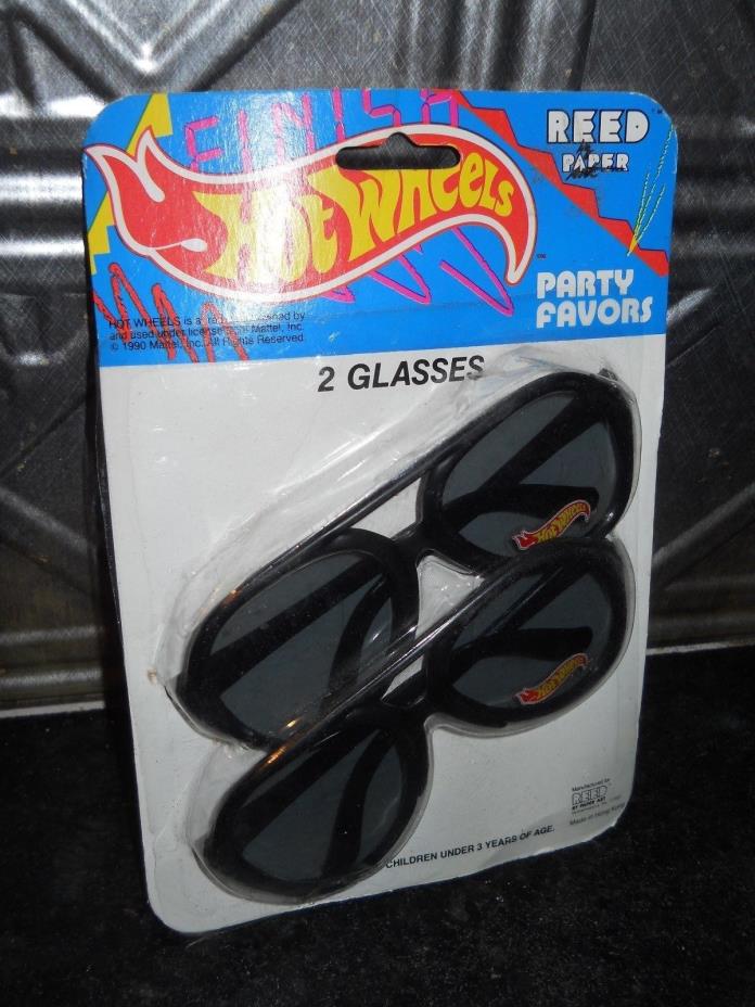 Vintage HOT WHEELS Pair of Sunglasses Party Favors by Reed Pape Made n Hong Kong