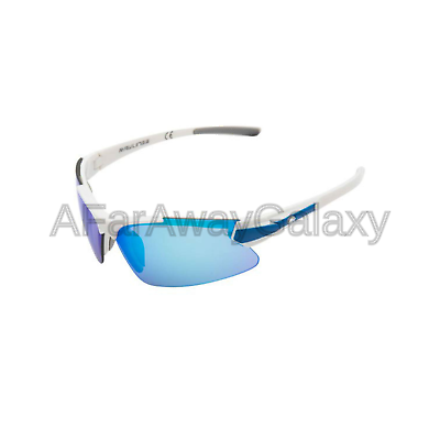 Rawlings Youth Ry107 Sport Baseball Sunglasses White Blue