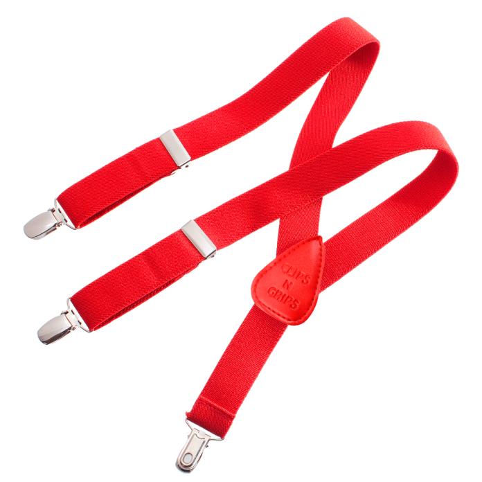 NEW Clips N Grips Baby Adjustable Elastic Suspenders w/ Y Back Design 22