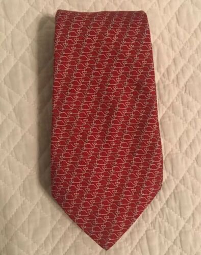 Vineyard Vines Boy/youth Tie Red Whales All-Over Kids