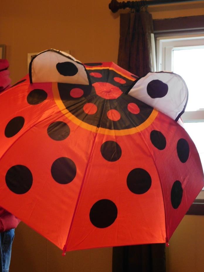 NEW RAINSTOPPERS LADY BUG  DESIGN CHILDREN'S UMBRELLA