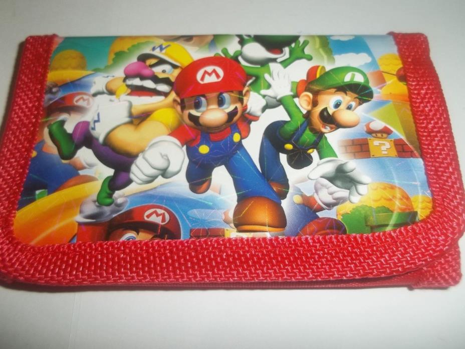 Super Mario Bros Kids Wallet   ( Mario 64 DS Theme )