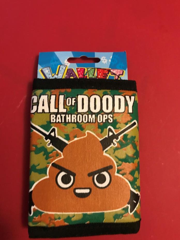 Call of Doody Bathroom Ops Tri-fold Wallet - New