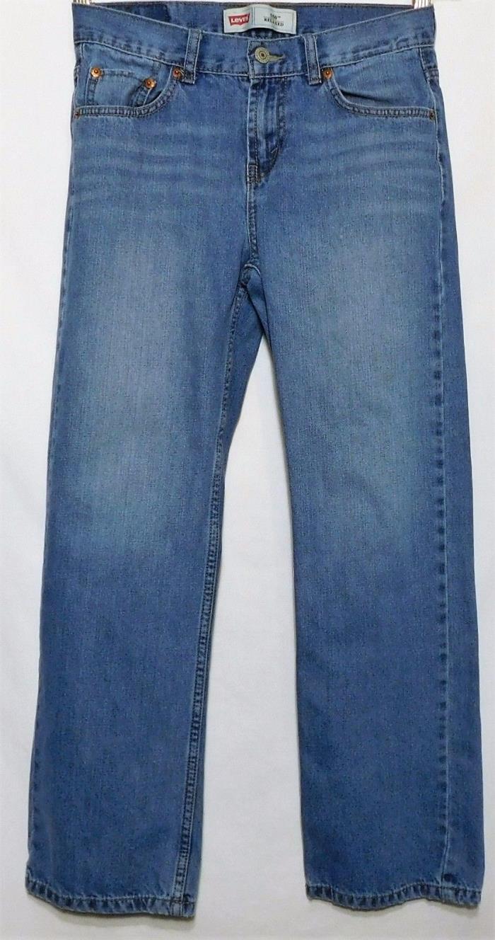 Boys Levis 550 jeans 14 reg 27x27 relaxed fit 100% cotton