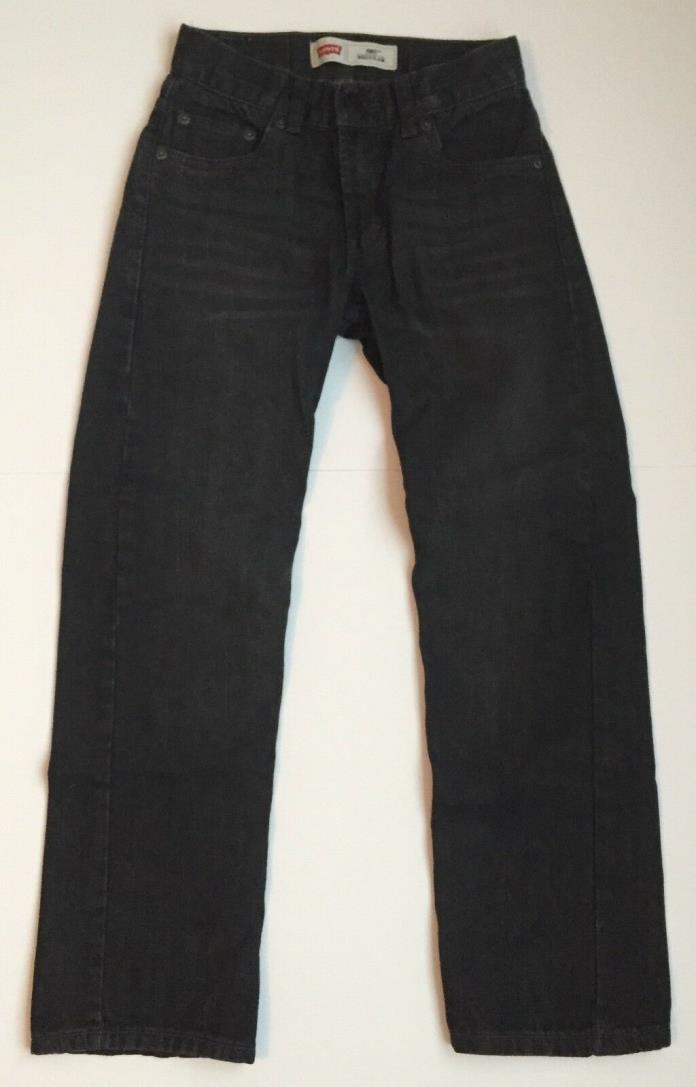Levi's Levi Strauss & Co 505 Regular Jeans (Demin) Black Sz 10 Slim 23 x 25 Boys