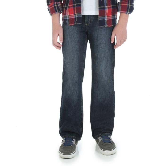 Wrangler  Jeans Boys Boot Cut Youth Cotton Size 14 Husky