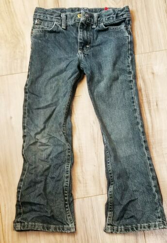 Wrangler Boys Jeans With Adjustable Waist Size 7 100% Cotton
