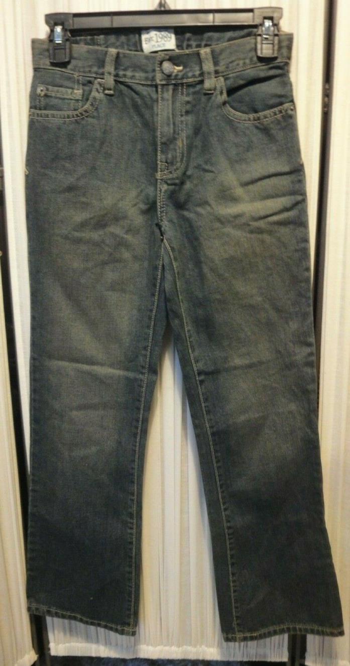 Children's Place Boy's Boot-cut Denim Pants Jeans - 10 - Dust Wash