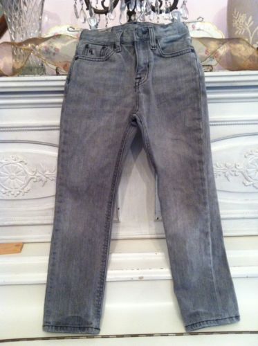 Ralph Lauren Boys Size 6 Jeans Light Grey Denim Skinny