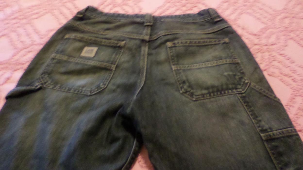 BOYS SZ 16H LEE DUNGAREE CARPENTER ADJUSTABLE WAISTJEANS GUC