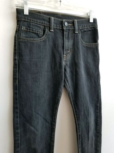 Levi's 510 Super Skinny Jeans Boy's Size 26 X 26 1/2 Black