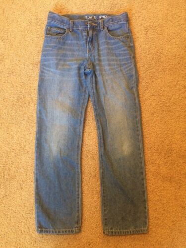 GUC The Children's Place Basic Straight Jeans size 10 Medium Blue Denim Wash