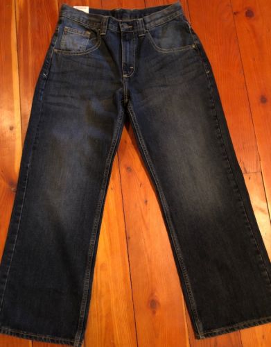 NWT Boys Wrangler Originals Carpenter Jeans Size 12 Husky Adjust Fit Waistband