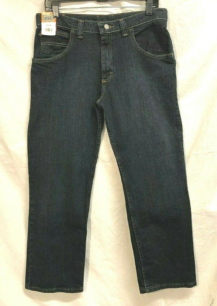 Wrangler Boys Jeans size 16 Husky Five Star Blue Straight