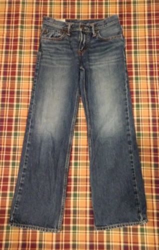 Abercrombie Kids Boys Size 14 Jeans A & F Boot Blue Great Shape Fast Shipping