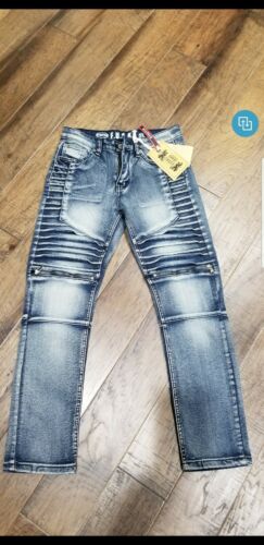 F.U.S.A.I  Boys blue Jeans Strech Size 12