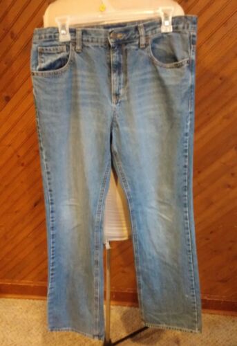 Old Navy Boy's Size 16 Husky Jeans Loose Boot Cut Adjustable Waist Fast Shipping