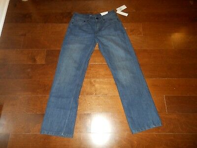 NWT CALVIN KLEIN JEANS Slim Fit Straight Leg Jeans Size 16 x 30 $50! 35B65012