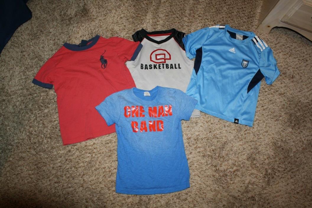 Gap Lot Of  Boys T-shirts Short Sleeve Tops RL Polo Adidas Nike Tank 4-5 4 5