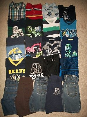 LOT OF 21 BOYS SIZE 4 5 SPRING SUMMER NAMEBRAND TCP GYMBOREE OLD NAVY GUC!
