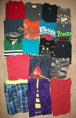 GUC! LOT OF 18 BOYS SIZE 7 8 SPRING SUMMER NAMEBRAND OLD NAVY TCP NIKE