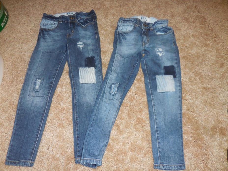 Clothing Lot Size 6 Jeans Art Class Slim Skinny Boys 2 Pair Twins Fits 5T/6T
