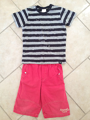 IKKS s/s shirt, size EUR 128 / US 8 and Diesel board shorts, size EUR 106 / US 4