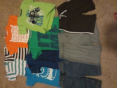 GUC and NWT Boys lot of clothes- size 5-7, 7 shirts and 2 shorts and 1 NWT short