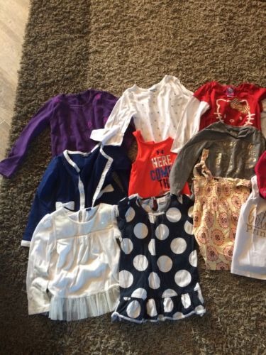 Kids 3T 4T Clothing Box Lot Shirts Sweaters Tanks Gap Under Armour