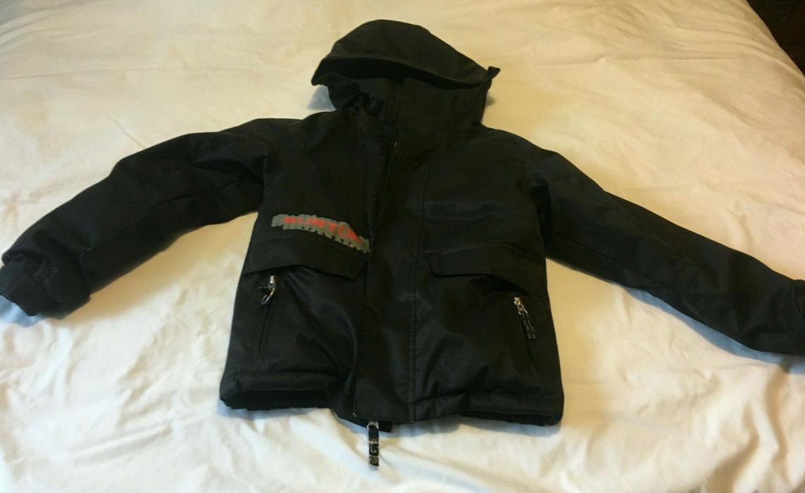 Burton Dryride Black winter coat size 5/6 grow-with-me sleeves intact