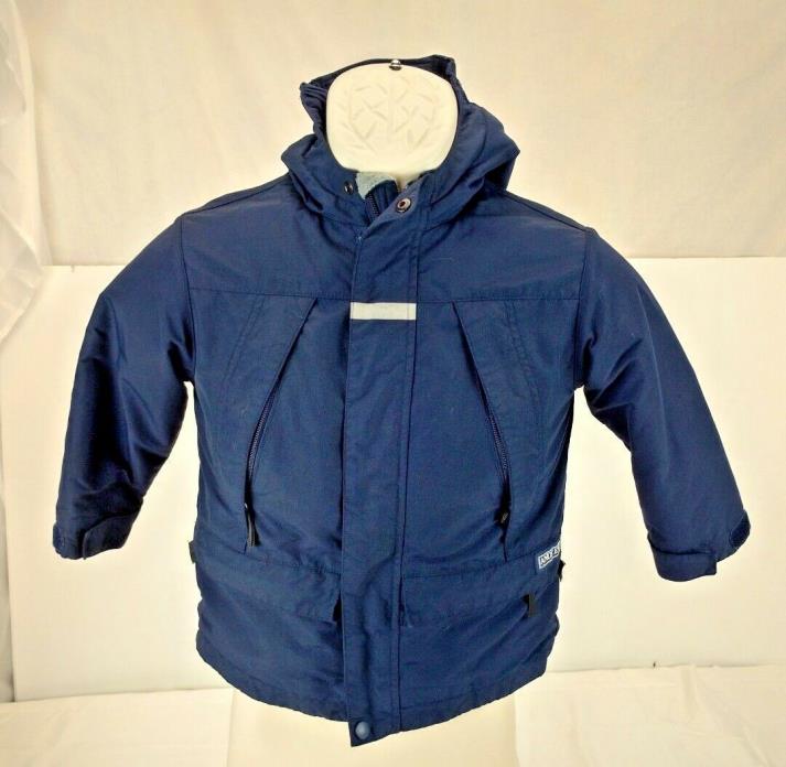 LANDS END Jacket Size Small S Boys Blue Hooded