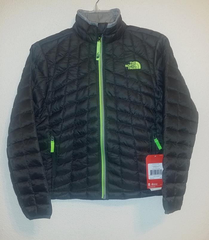 $120 NEW Boys M  The North Face ThermoBall Jacket Graphite Grey