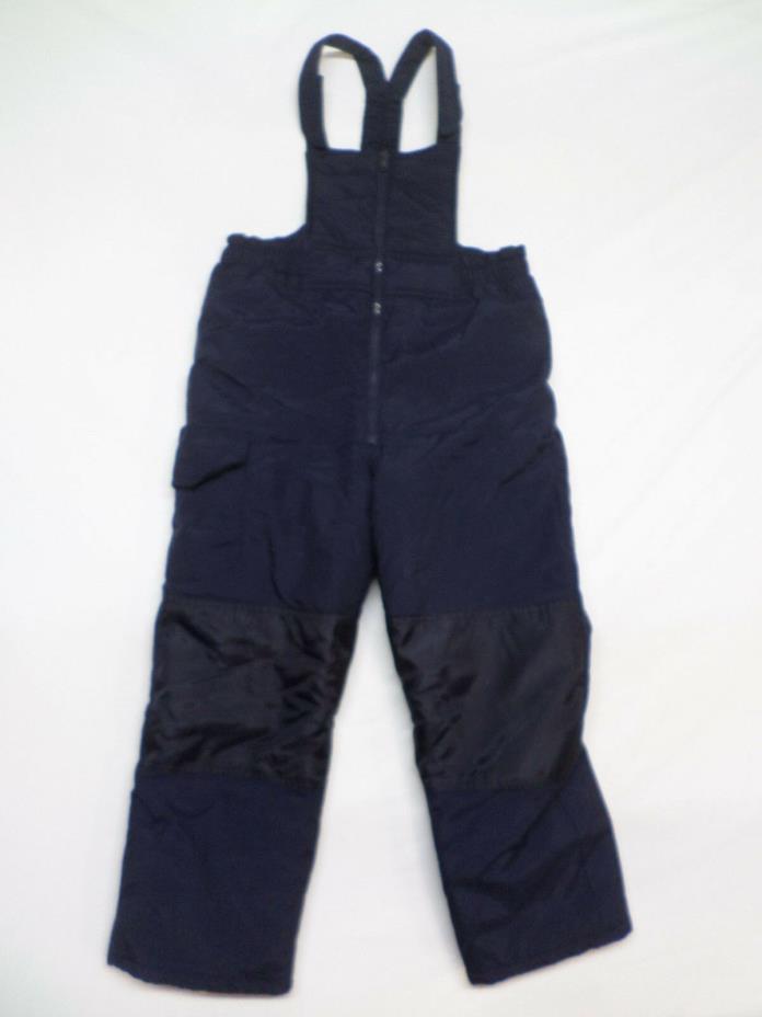 Cherokee Black Bib Overall Snow Pants Reinforced Knees & Seat Youth Size S