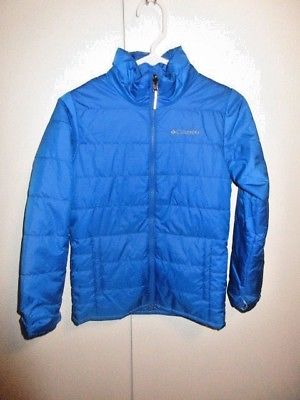 COLUMBIA ~MIGHTY LITE~ INTERCHANGE OUTGROW JACKET BLUE  SZ MED PUFFY QUILTED
