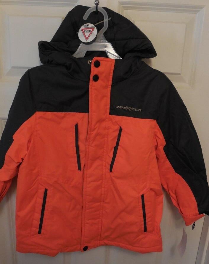 ZeroXposur Winter Jacket,  Boys  Size M (5-6),  Hunter Orange with Black Trim