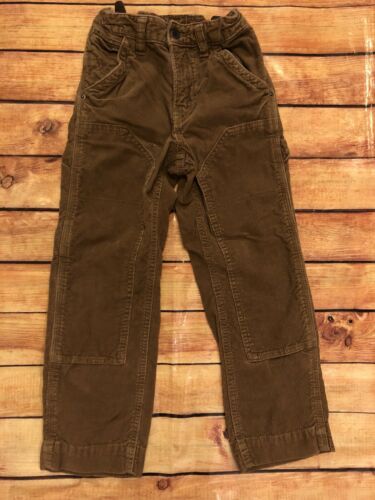 Gap Kids Boys 6 Regular Brown Corduroy Cargo Pants W/ Adjustable Waist band