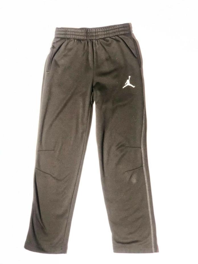 NIKE air jordan sweat pants youth M thermal-fit Gently Used Black Jumpman