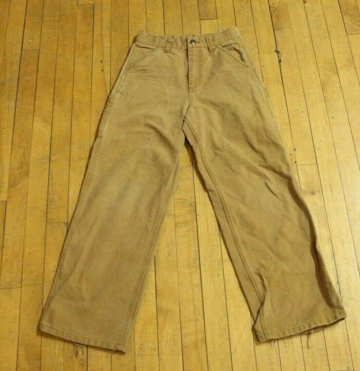 Boys Khaki Carhartt work pants size 14