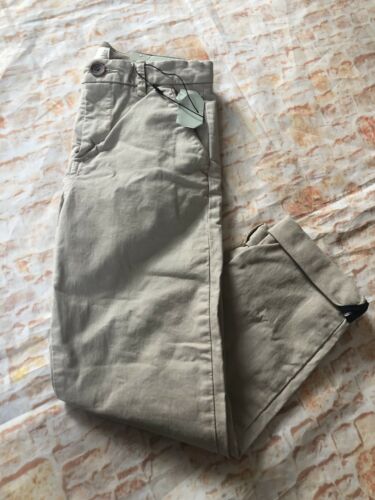 NWT ZARA BOYS COLLECTION Boys Chino Casual Pants Size 7 Khaki