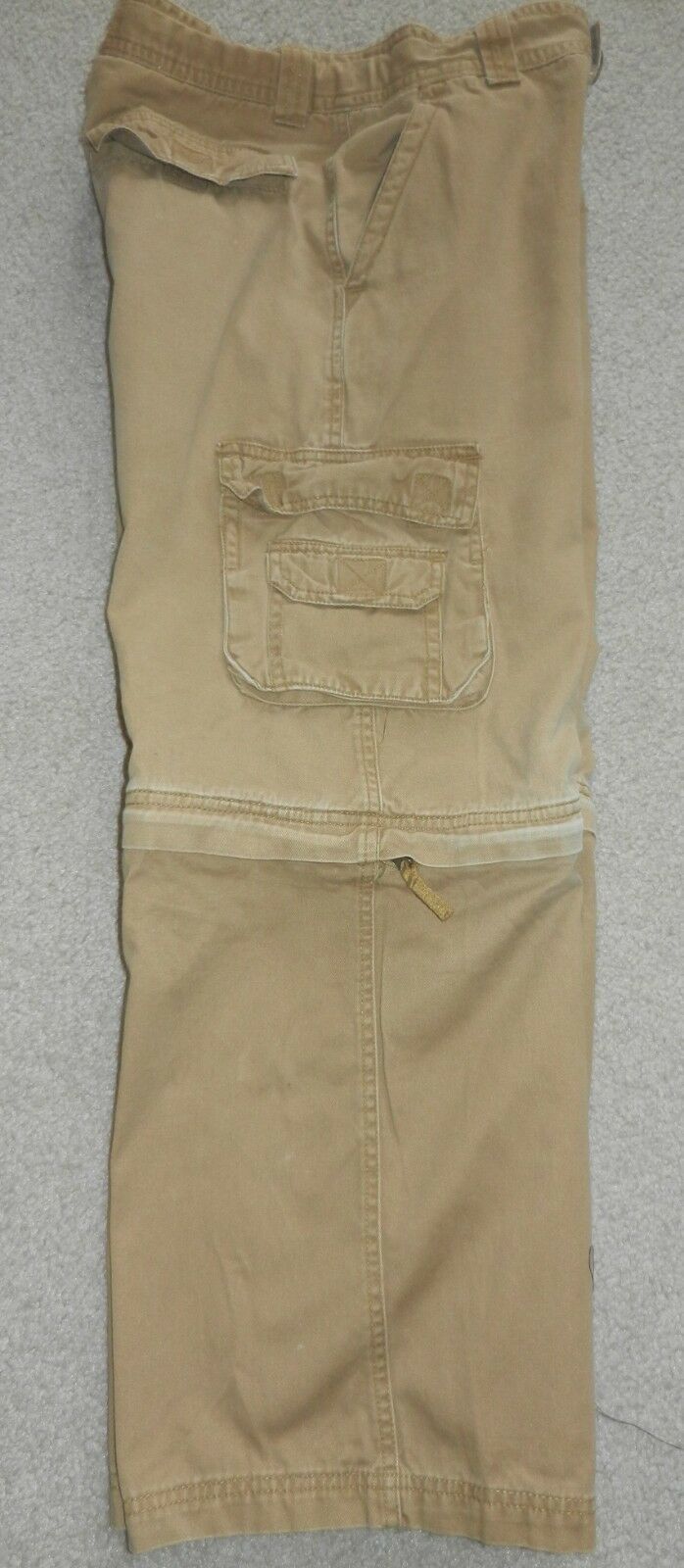 Boy's Convertible Cargo Pants Size 12 Faded Glory Adj Waist