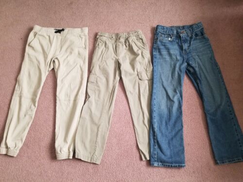 EUC Kids Boys Lot of 3 Pants Canyon River Blues Brooklyn Cloth Khaki Jeans