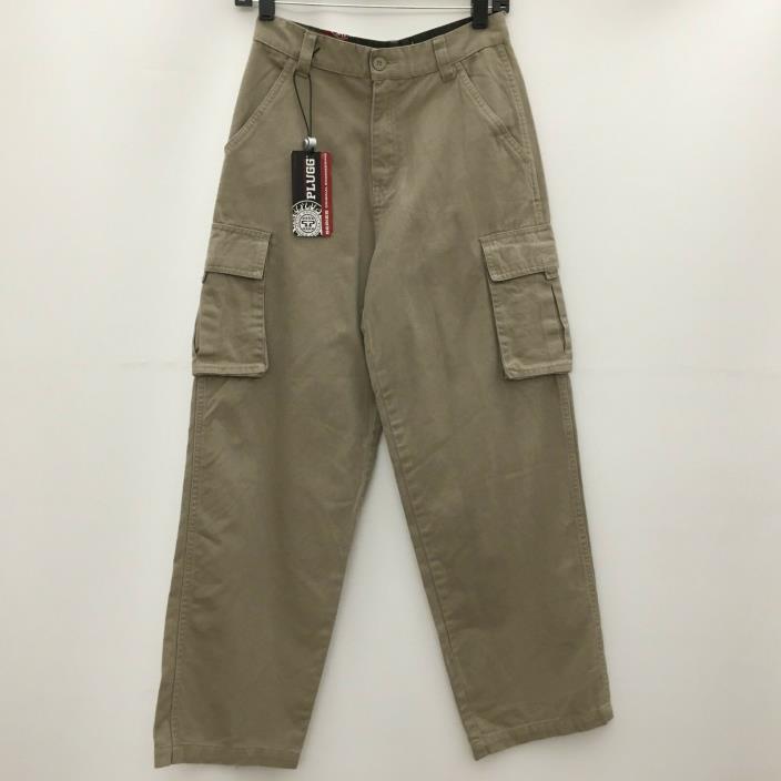 Plugg Boys Pants Size 14 Beige Series Original Engineering NWT