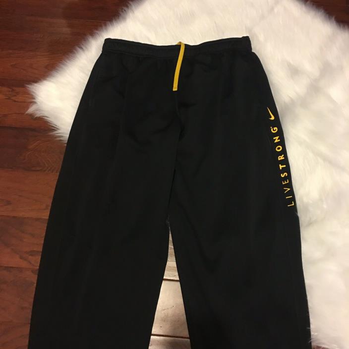 MENS NIKE LIVESTRONG THERMA-FIT SWEAT PANTS LARGE XXL
