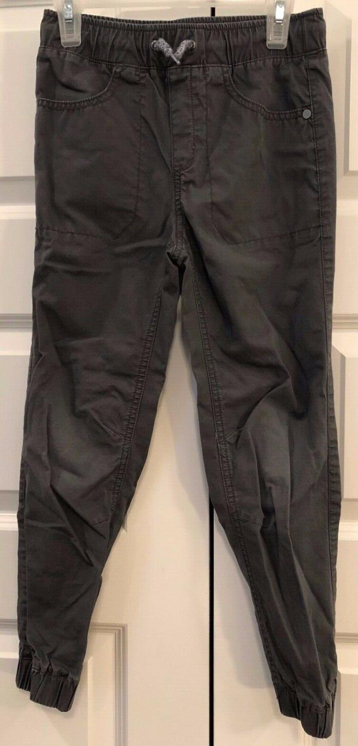 Boy's Crazy 8 Elastic Waist Chino Joggers Charcoal/Gray Size 7