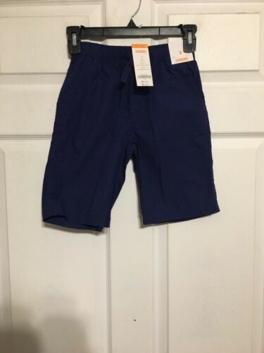 Gymboree Navy Blue Flat Front Shorts Boys Size 8 NWT