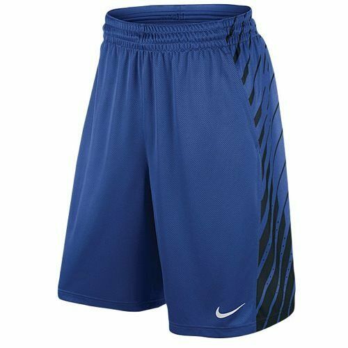 NIKE Elite Power Up Basketball Shorts Blue/Black 823901 480 Youth Size XLarge