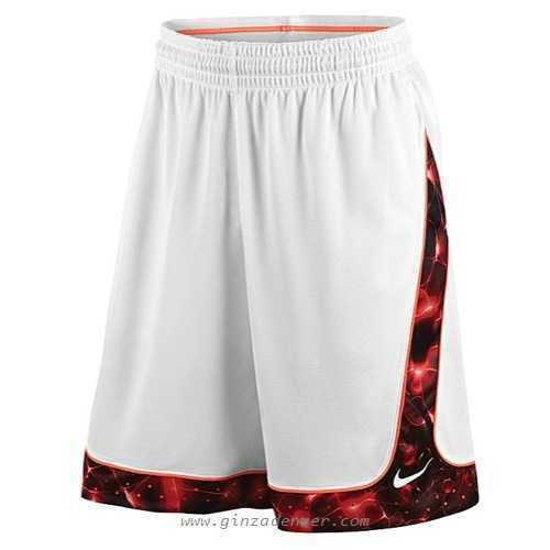 Nike LEBRON HELIX ELITE Basketball Shorts Youth SZ L 642048 100 White