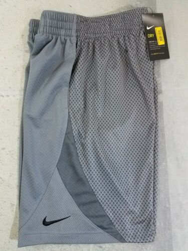 Boys Nike Basketball Shorts Grey Medium 850440-065 NWT Retail $30
